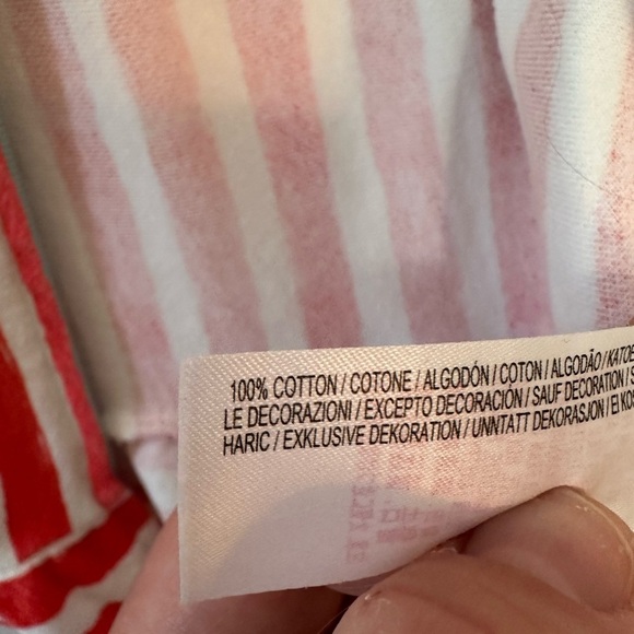 9-12Months Disney Baby Minnie Mouse Ice Cream Red Striped Beach Dress - Picture 5 of 6